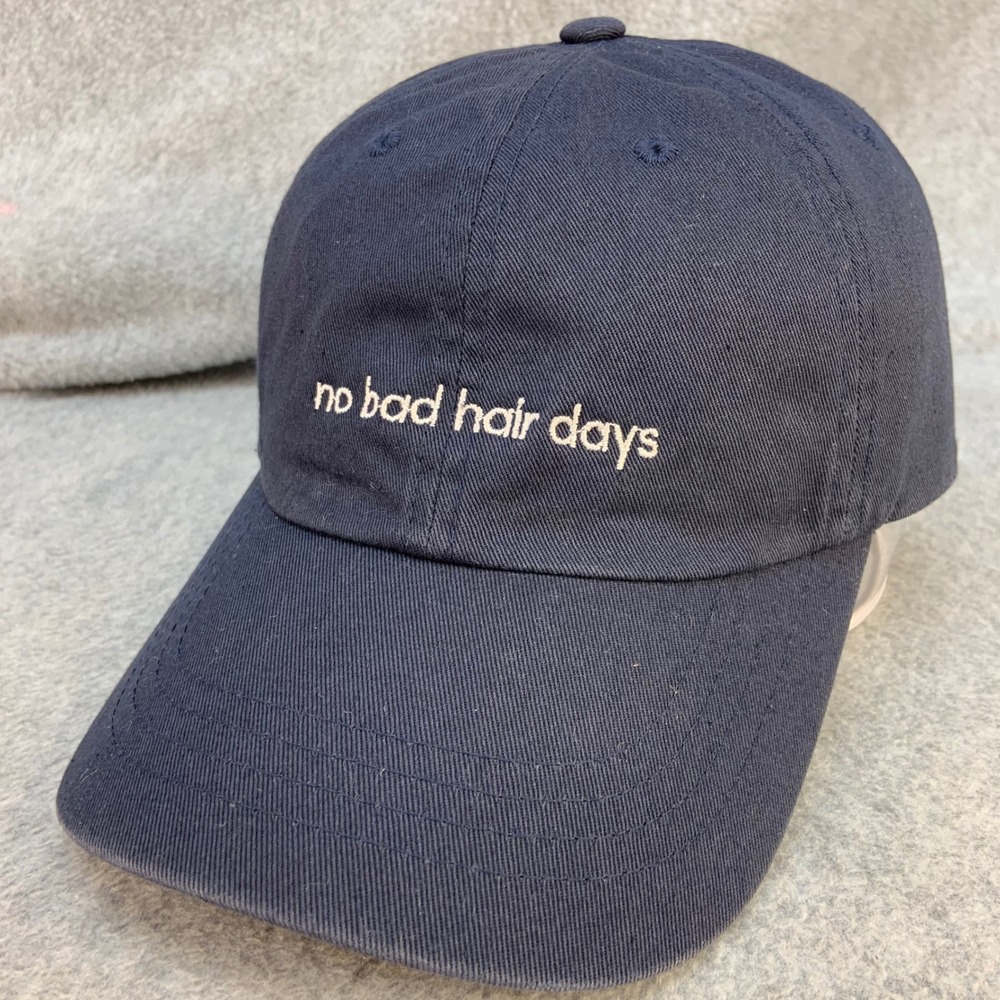 no bad hair days Women Navy Dove Yupoong Baseball Cap Hat OSFM